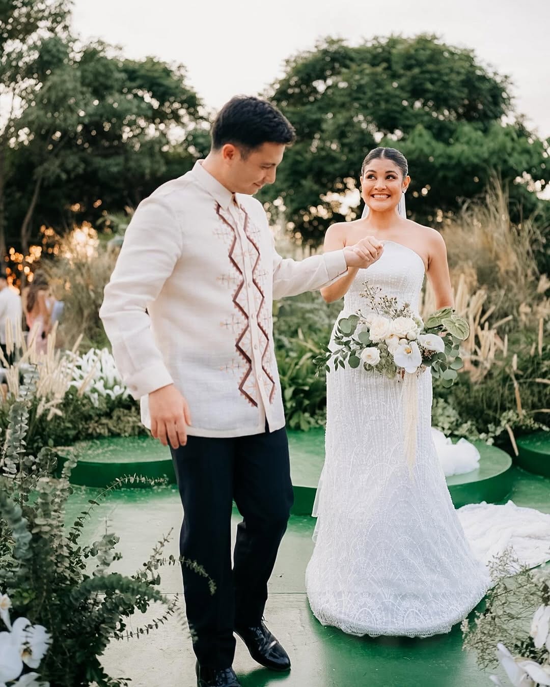Kianna Valenciano and Sando Tolentino marry anew in Antipolo on January 8, 2025.