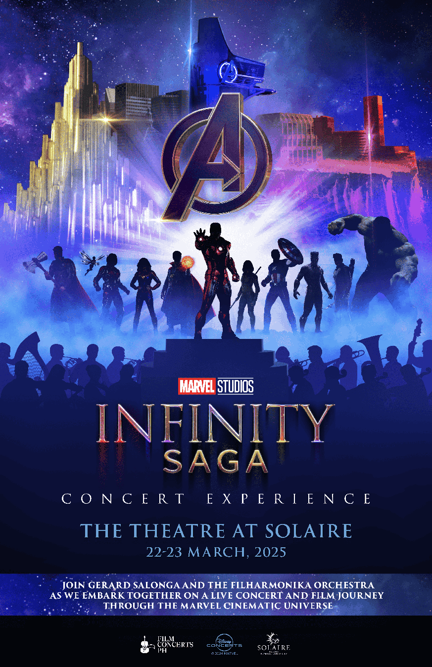 Film Concerts PH's Infinity Saga main poster.