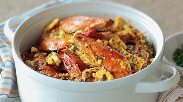 Butter Garlic Prawns