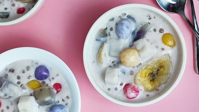 Ginataang Halo Halo with Tikoy