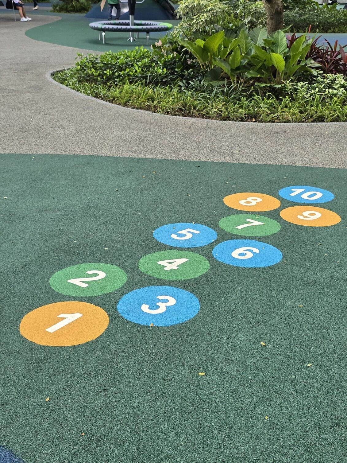 Ayala Triangle Gardens' new play area.