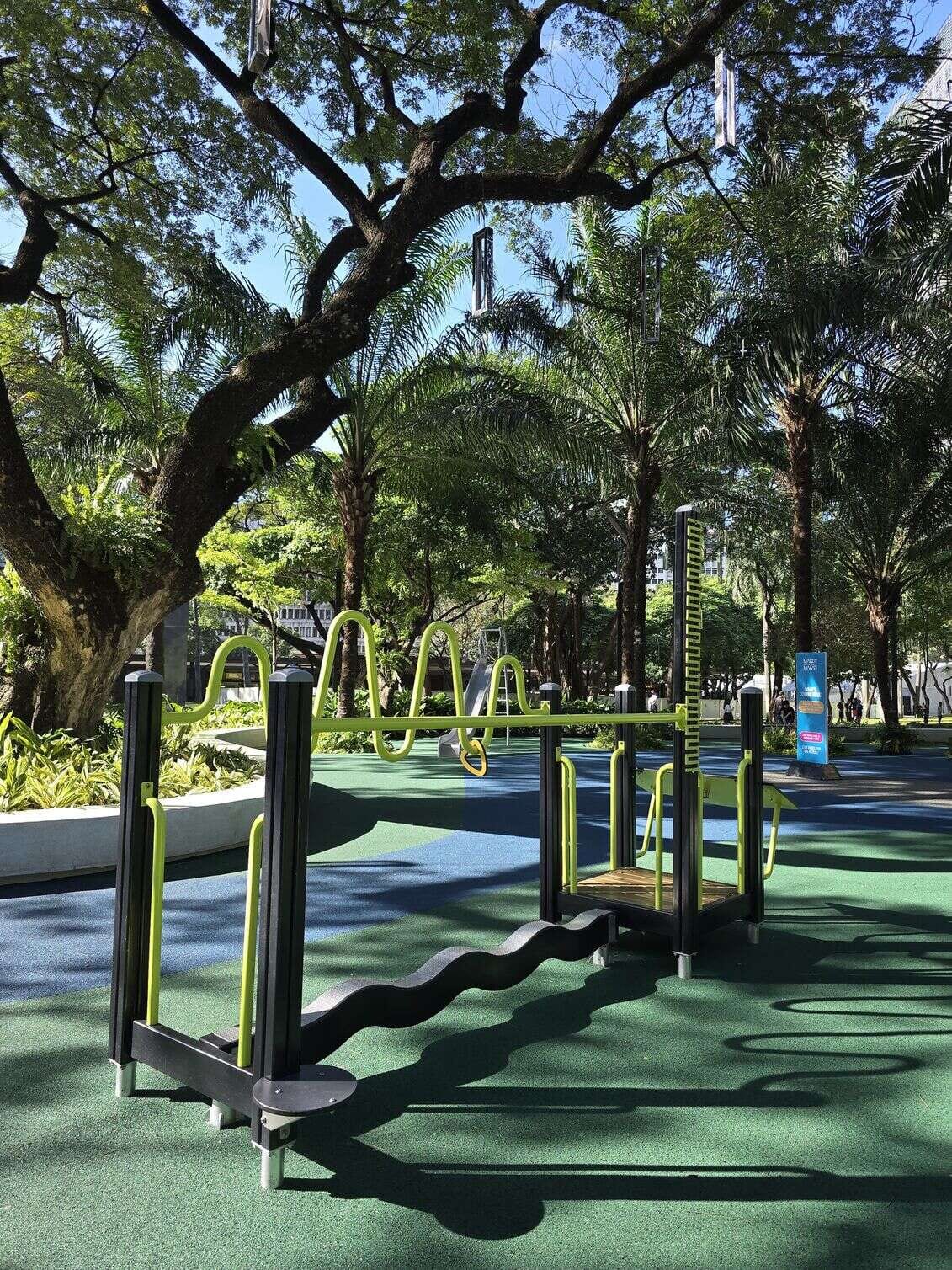 Ayala Triangle Gardens' new play area.