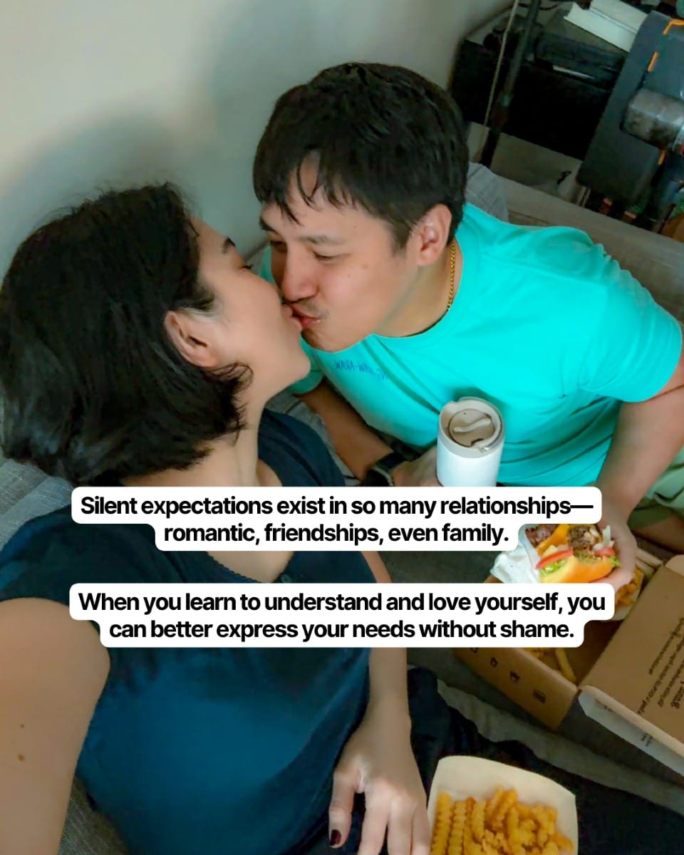 Saab Magalona's post-Valentine's Day reflection on silent expectations.