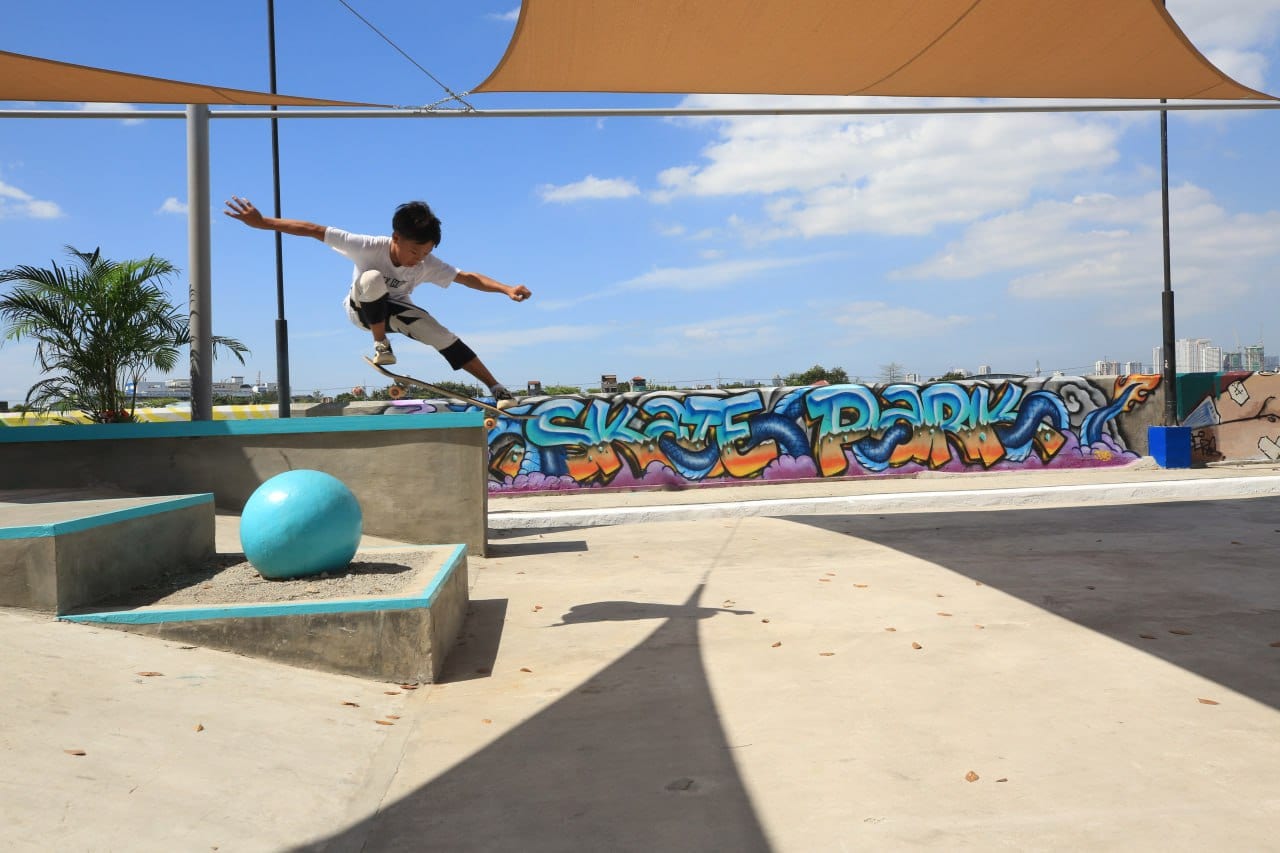 East Bank Skate Park in Pasig City.