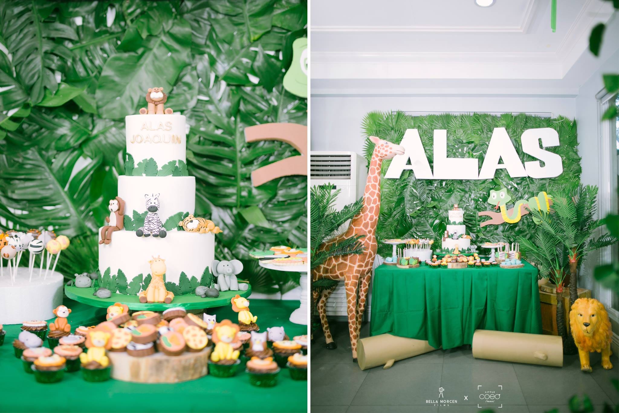 Safari-themed birthday party.