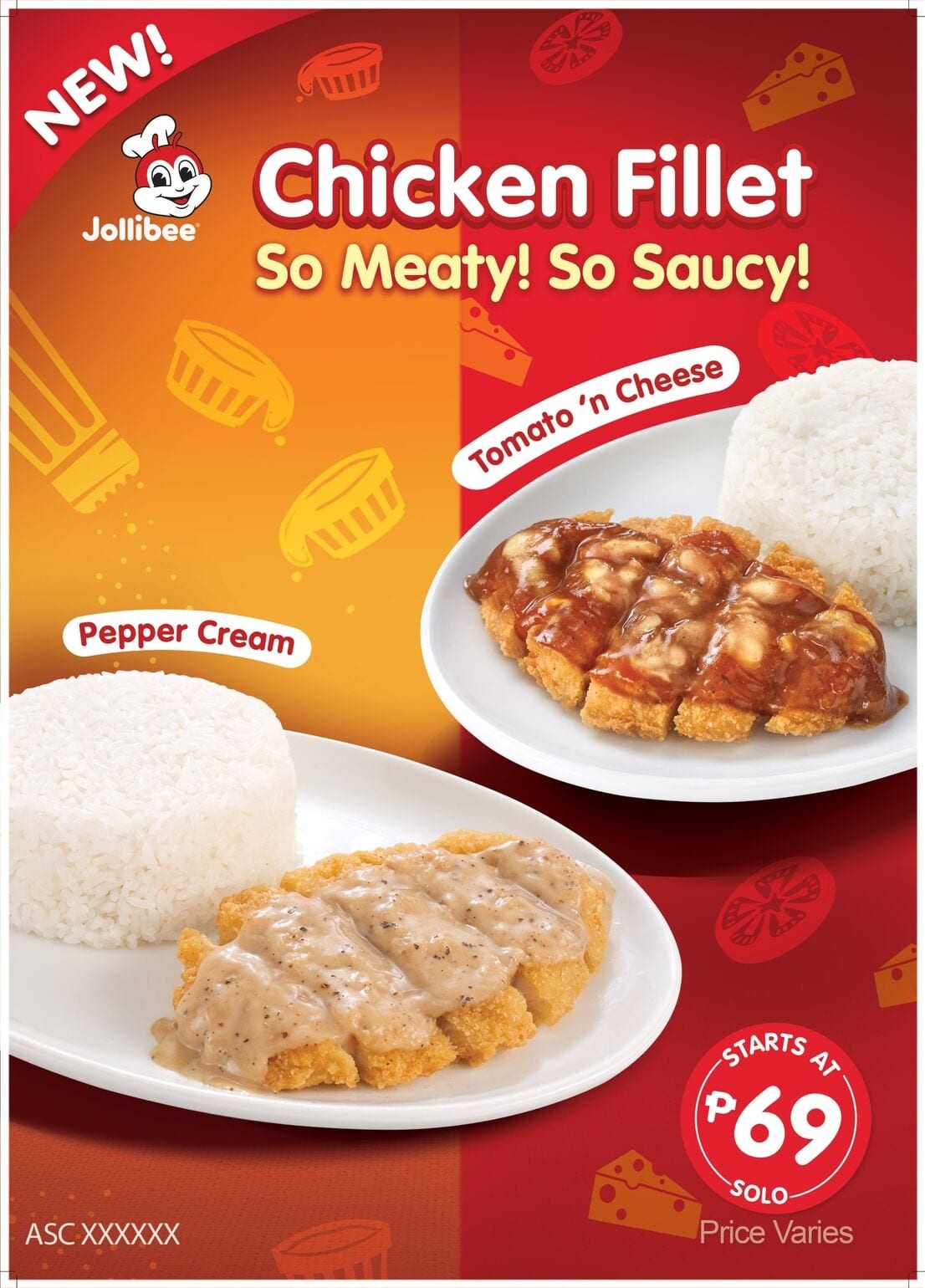 Jollibee New Chicken Fillet. 