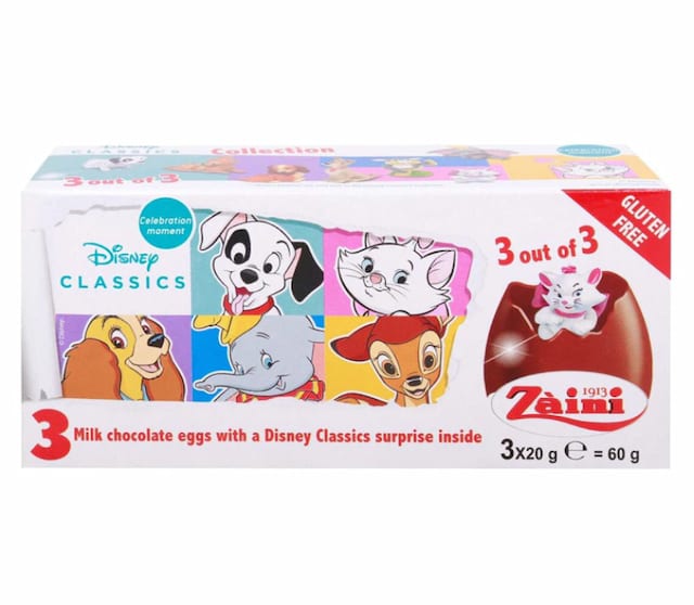 ZAINI MILK CHOCOLATE SURPRISE EGGS