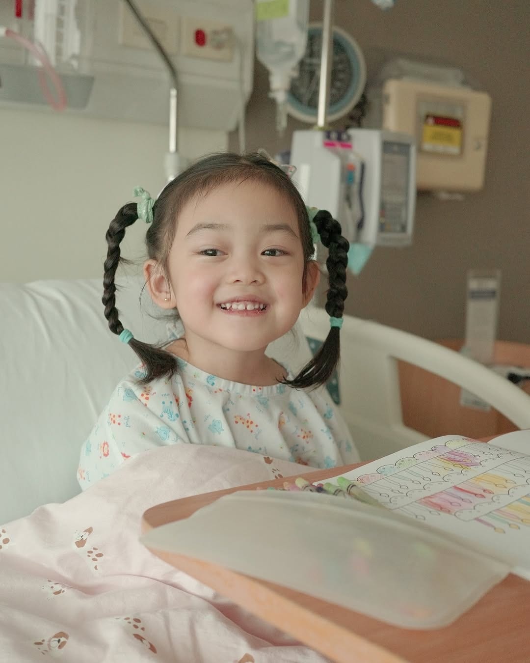 Nikki Gil's latest Instagram post about her daughter's Kawasaki Disease.