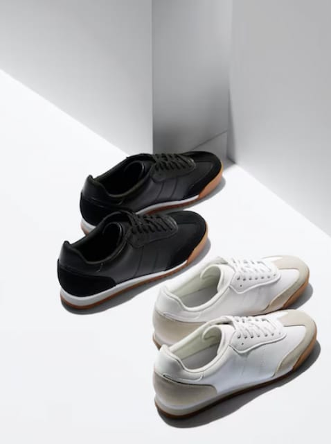 UNIQLO SUEDE COMBINATION SNEAKERS