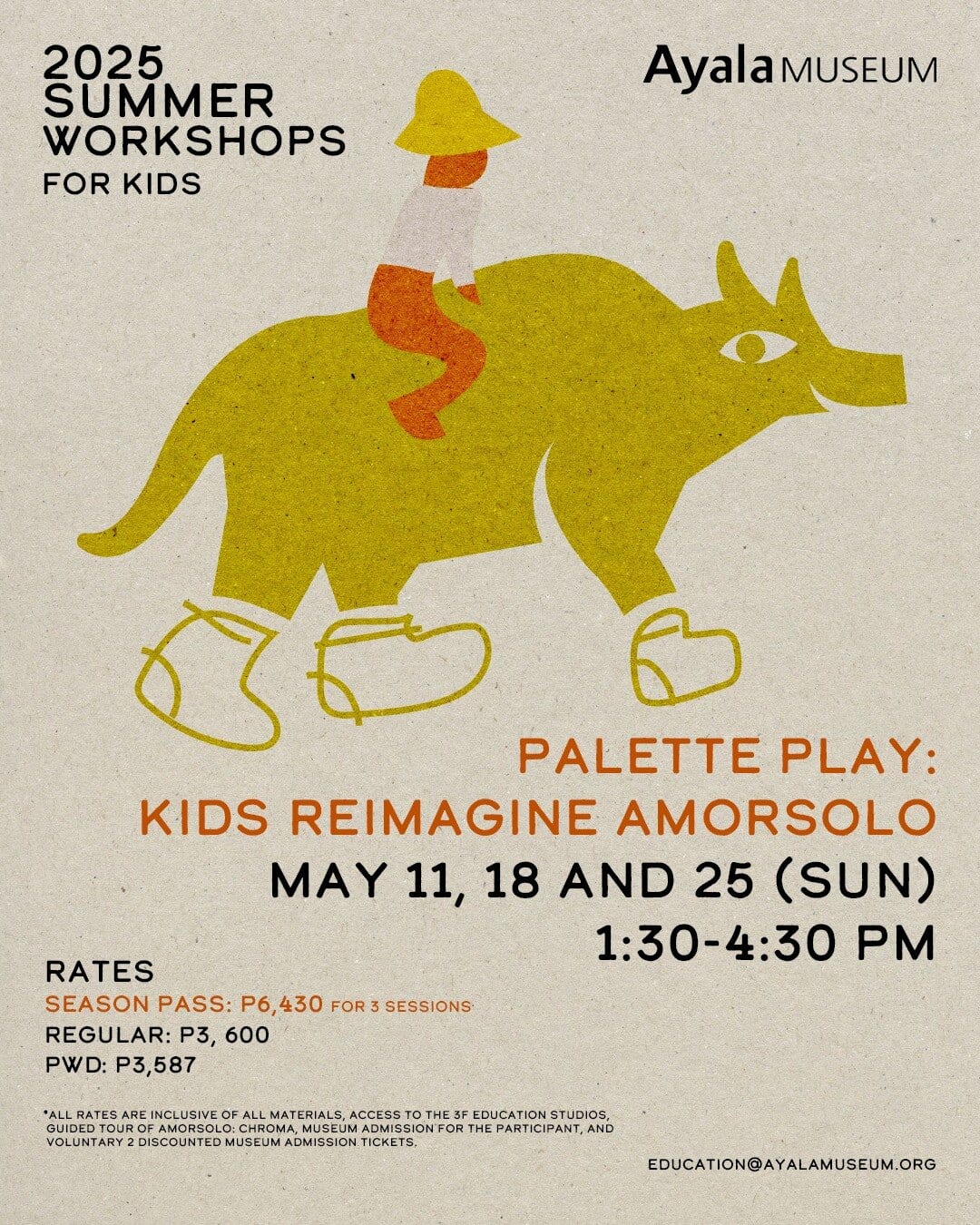 Ayala Museum Palette Play: Kids Reimagine Amorsolo 