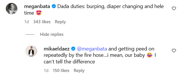 Mikael Daez IG comment