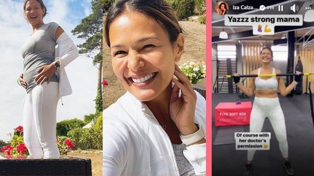 Strong Mama-To-Be Iza Calzado Works Out With Her Doc's Permission