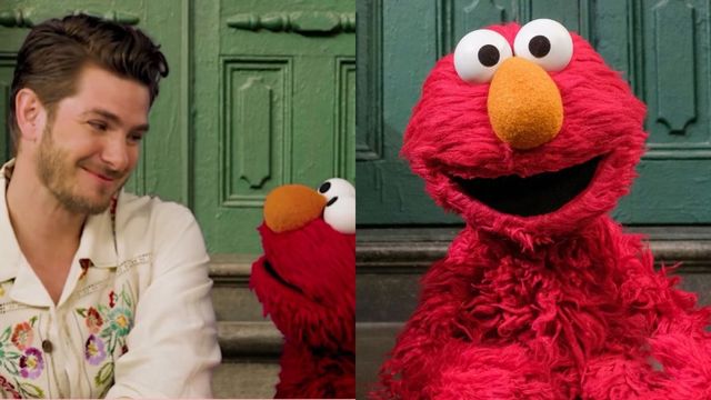 Elmo and Andrew Garfield Discuss Grief, Guiding Young Viewers