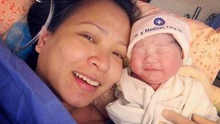 Delamar Arias Gives Birth to a Baby Girl. Hello, Harper Adeline!