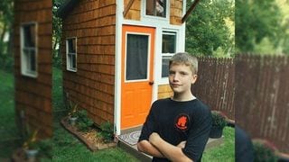 A 13-Year-Old Builds His Own Tiny House In His Parents' Backyard