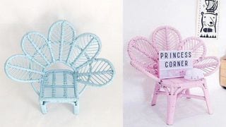 These Mini Peacock Chairs Are Perfect For Your Little Princesses
