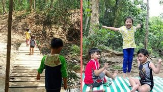 Trekking in a Subic Forest Serves as a School for These Kids Once a Week