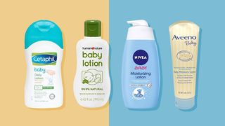 Baby lotion for dry outlet skin