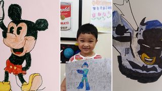 Mom Shares Laid-Back Secret to Nurturing Her Son's Drawing Skills