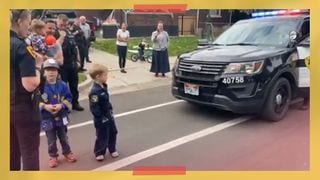 Little Boy Invited Police Officers To His Birthday, So They Gave Him A Special Shoutout!