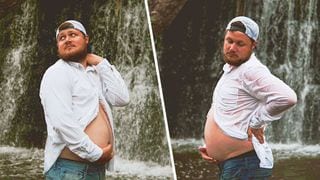 LOOK: This Hubby Captures Hilarious 'Maternity Photos' After His Wife Is Put On Bed Rest