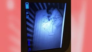 This Mom Freaked Out After Seeing A 'Ghost Baby' Sleeping With Her Son On A Monitor