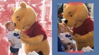 Disney World's Winnie the Pooh Shares Tender Moment With Special Needs Child