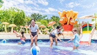 This Water Park Has 6 Themed Swimming Pools Including a 'Lazy River' And 'Space Bowl'