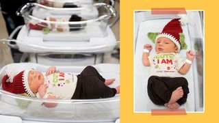 The Cuteness Force Is Strong With These Babies Dressed As Baby Yoda For Christmas!