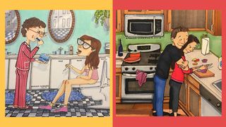 17 Illustrations That Accurately Show What Married Life Looks Like