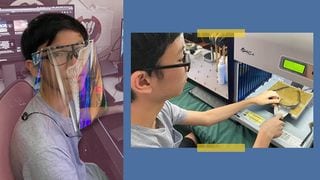 Look: 16-Year-Old Student Creates 3D-Printed Face Shield Frames To Help Frontliners