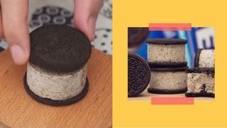 How To Make Oreo Ice Cream Sandwiches Using Only Three Ingredients!