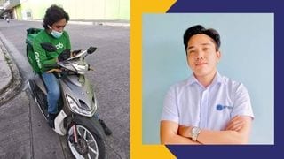 Grab Driver Takes Online Classes In Between Deliveries: 'Para Po Sa Pangarap Natin'