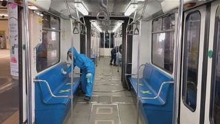 DOTr MRT-3: Trains Get Disinfected Japanese Way, Will Discipline Cleaning Crew