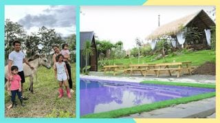 Wow! This Family Turned Their Farm Lot Into A Private Resort With Modern Cabins And A Pool!