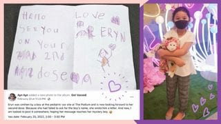 This Kid Pens A Love Letter To A Boy She Saw At The Vaccine Site