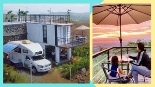 Wow! This Detachable Container House Has A Pool With Amazing Views of Laguna Lake