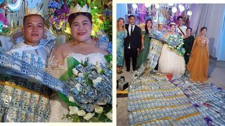 Sana All! This Couple Received P1.2M Cash As Wedding Gift