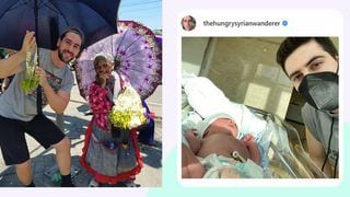 Vlogger Hungry Syrian Wanderer Happy To Be A Dad, Calls His Wife, 'Our Hero'