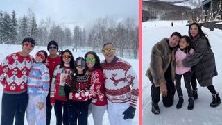 Laxa-Pangilinan, Belo-Kho Families Have A White Christmas In This Famed Asian Ski Town