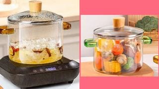 P419 Lang! This Aesthetic Glass Cooking Pot Will Complete Your Kitchen