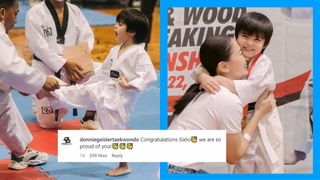 4-Year-Old Sixto Dantes Wins Gold In Taekwondo Wood Breaking, And Marian Rivera Is A Proud Mama