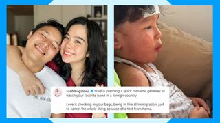 'Couple, Parenting Goals!' Saab Magalona, Husband Cancelled Trip Abroad The Last Minute To Be With Sick Son