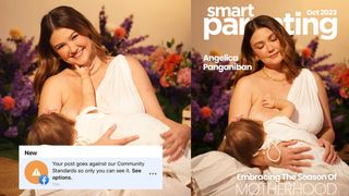 Why Would Facebook Take Down A Beautiful Image Of Angelica Panganiban Breastfeeding Her Daughter Bean?