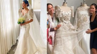 Ella Pangilinan Wore Mom Maricel Laxa's Wedding Gown To Her Wedding And The Story Behind It Made Us Cry 