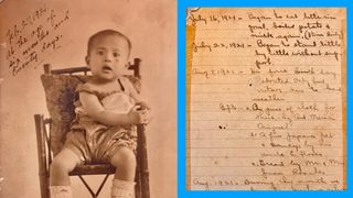 100-Year-Old Diary Shows Dad's Dedication To Document Son's Milestones