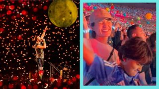 Aww, Sarah Lahbati And Zion Make One Adorable Pair At The Coldplay Concert