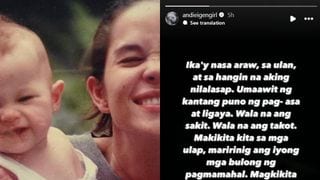 Andi Eigenmann Writes To Late Mom Jaclyn Jose, 'Ika'y Nasa Araw, Sa Ulan, At Sa Hangin'