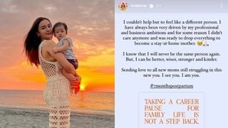 Kris Bernal's Post About Choosing To Be A Stay-At-Home Mom Made Me Feel Seen